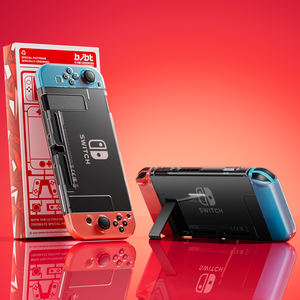 Disponibile Custodia Rigida Trasparente Antigraffio in PC Leggero Cristallino per Console di Gioco <span class=keywords><strong>Nintendo</strong></span> <span class=keywords><strong>Switch</strong></span> OLED - Product Image 1