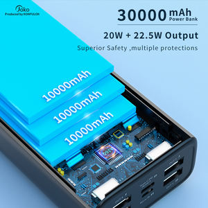 JOKO 2026 Banco de Energía Portátil Más Vendido de 30000mAh de Alta Capacidad con Carga Rápida QC22.5W PD20W, Micro USB y Pantalla LED para <span class=keywords><strong>Uso</strong></span> en Exteriores - Product Image 3