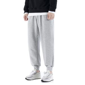 กางเกงวอร์มผู้ชายแบบมีเชือกผูกเอว ผ้าถักเนื้อนุ่ม สีพื้น แฟชั่นทันสมัย คุณภาพสูง - Product Image 2