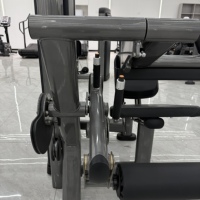 Équipement de musculation professionnel commercial 2026 – Machine à flexions assises robuste avec sélecteur de poids pour l'entraînement des ischio-jambiers en salle de sport