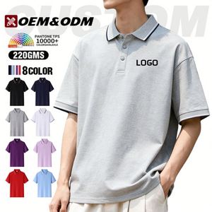 Polo de Golf de Alta Calidad con Logotipo Personalizado para Hombre, Uniforme Corporativo, Liso o Bordado, de Algodón y Poliéster, Uniforme Deportivo - Product Image 2
