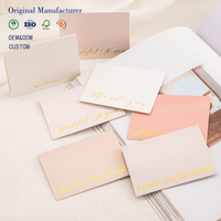 Cartes de vœux 2026 assorties avec messages dorés, notes pliées en gros, cartes de remerciement, meilleurs vœux, cadeau, papeterie en gros