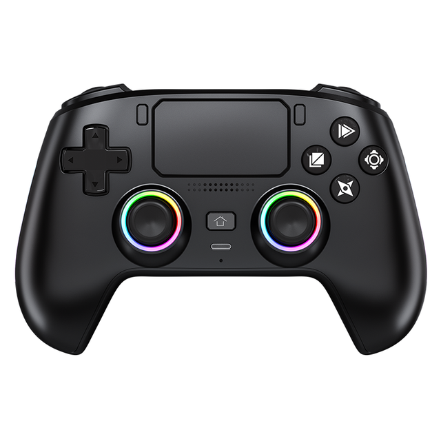 EYP525 Magnetic Cover BT Wireless Game Controller for PS5 Joypad with Vibration Motor Joystick RGB Lighting and Microphone