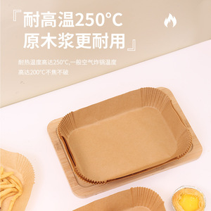 Air Fryer <b>Paper</b> Silicone Oil Absorbing Food Grade Disposable Baking <b>Paper</b> For Oven <b>Kitchen</b> Use - Product Image 5