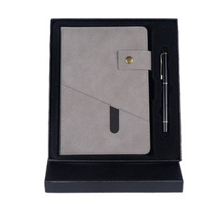 Options de personnalisation <span class=keywords><strong>pour</strong></span> la création de marque : Ensemble de planificateur magnétique <span class=keywords><strong>pour</strong></span> réfrigérateur en similicuir, journal à feuilles vertes, carnets à couverture rigide avec stylo - Product Image 5