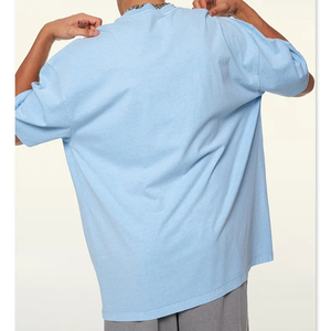 T-shirt da uomo in cotone a vestibilità larga retrò con <span class=keywords><strong>Look</strong></span> angosciato - Product Image 4