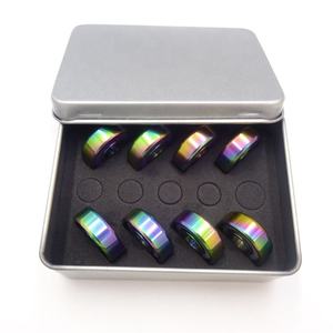 Rolamento de Skate de Alta Precisão ABEC9 <span class=keywords><strong>608</strong></span> Rolamento de Esfera Colorido Arco-Íris para Skateboard - Product Image 3