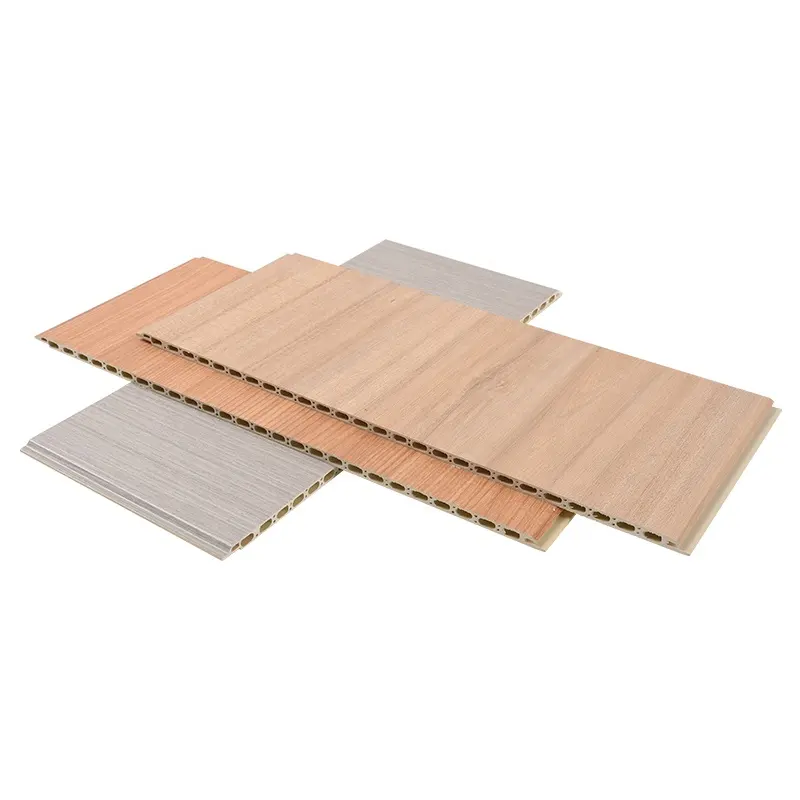Papan serat bambu tahan cuaca kayu plastik komposit 3D Panel dinding untuk rumah/Hotel/KTV/Bar