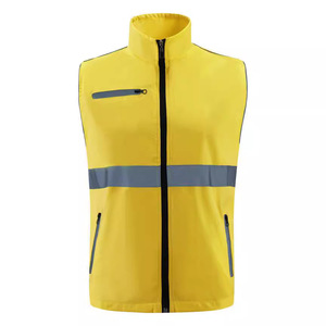 Gilet de sécurité réfléchissant orange, vêtements de travail haute visibilité, unisexe, pour l'automne - Product Image 4