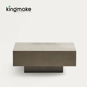 <span class=keywords><strong>Table</strong></span> basse carrée d'extérieur en ciment pour hôtel, <span class=keywords><strong>table</strong></span> <span class=keywords><strong>de</strong></span> <span class=keywords><strong>jardin</strong></span>, <span class=keywords><strong>table</strong></span> en béton étanche <span class=keywords><strong>de</strong></span> faible hauteur pour canapé d'extérieur - Product Image 2
