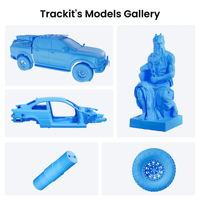 Escáner 3D Revopoint Trackit, Escaneo Óptico de Aluminio sin Marcadores, Alta Precisión, Láser Azul Dual, Nuevo, 1 Año de Garantía, USB/WiFi, FDM