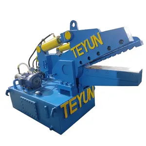 Top Quality 80ton All-in-one Hydraulic Alligator Shearing Machine for Sheeting Scrap Waste Light Metal