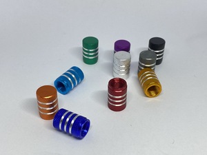 YOUME Bouchons de <span class=keywords><strong>valve</strong></span> <span class=keywords><strong>Schrader</strong></span> en alliage d'aluminium Couvre-<span class=keywords><strong>valve</strong></span> de pneu de vélo pour motos voitures vélos accessoires de vélo - Product Image 5