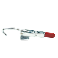 Mini pince à genouillère robuste réglable RF avec loquet en métal galvanisé, longueur totale 285 mm, pour usage industriel et mobilier