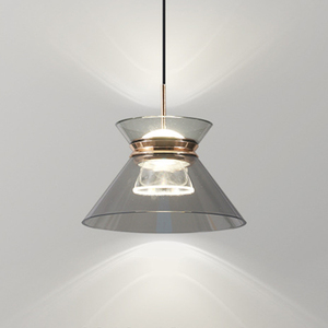 Lampe suspendue LED moderne en acrylique gris fumé pour <span class=keywords><strong>îlot</strong></span> de <span class=keywords><strong>cuisine</strong></span>, <span class=keywords><strong>luminaire</strong></span> <span class=keywords><strong>suspendu</strong></span> minimaliste nordique, 10W, décoration intérieure - Product Image 1