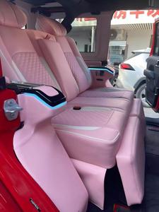 Solution de mise à niveau de l'intérieur de Jeep Wrangler SUV de luxe personnalisable DOS, sièges de voiture en cuir, sièges arrière pliants électriques - Product Image 5