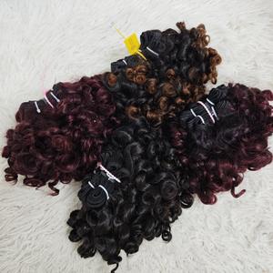 โปรโมชั่น 25 ดอลลาร์ต่อชุด Letsfly ผมหยิกแบบแอฟโฟร 10 นิ้ว ผมแท้ 100% แบบเป็นช่อ  ต่อผมสีบราซิลเลียน เรมี่ - Product Image 5