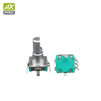 Potentiomètre numérique avec interrupteur, codeur rotatif, codeur d'arbre avec filetage EC11, codeur rotatif à 360 degrés