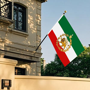 Bendera singa Iran Persia 3x5 kaki spanduk poliester berwarna cerah dengan grommet kuningan Aksesori dekorasi luar - Product Image 4