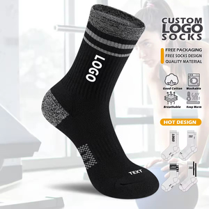 High Quality Custom Logo Custom Design Your Own Pattern Unisex Athletic Gym Crew <b>Sock</b> Sport <b>Sock</b> Wholesale - Product Image 4