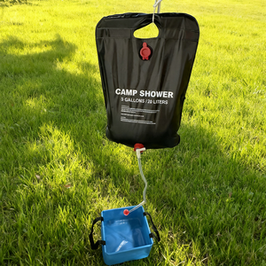 Bolsa de <span class=keywords><strong>Ducha</strong></span> Solar Plegable de Emergencia de 20L, Impermeable, para Camping, con Cabezal de <span class=keywords><strong>Ducha</strong></span> Desmontable e Interruptor de Encendido/Apagado - Product Image 5