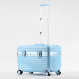 Valise à roulettes en aluminium 18-20 pouces, ouverture par le haut, avec roulettes pivotantes, étui de voyage compact pour appareil photo - Product Image 3