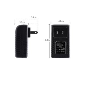 RJ45 2 Ports 24V 1A 24W Plastic Retardant Camera System Ethernet <b>Switch</b> POE Injector Supply Output <b>Adapter</b> - Product Image 2
