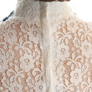 Nuevo Diseño de Tela de Encaje Elástico con Nylon y Amoníaco, Encaje Calado <span class=keywords><strong>para</strong></span> Blusas de Mujer, Vestidos y Ropa Infantil - Product Image 6
