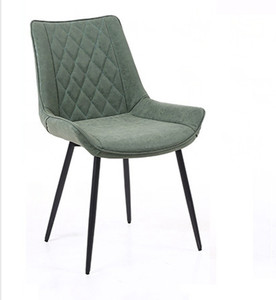 Sedie da Sala da Pranzo Eleganti Verdi Trapuntate con Schienale Alto, Stile Vintage, Prezzo Conveniente - Product Image 1