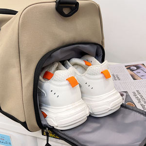 Sac de voyage unisexe personnalisé de grande capacité, sac de sport imperméable, sac à main avec compartiment pour chaussures, compagnon de voyage élégant - Product Image 4