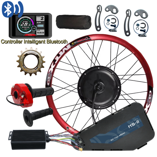 50mph 80km/h  60V 72V 2500W-3000W MTX E Conversion Kit with Battery with HS II Model 60V 20AH Triangle Lithium Battery Optional