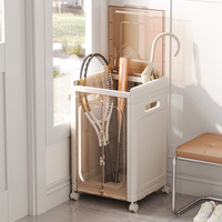 Caja de Almacenamiento para Muñecas WANUO, Caja de Almacenamiento Plegable para el Hogar, Caja de Almacenamiento Multiusos de Plástico con Ruedas para un Movimiento Flexible