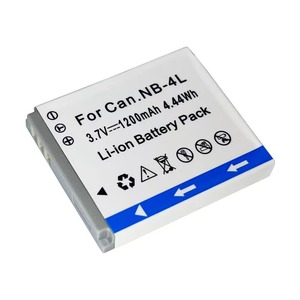 แบตเตอรี่กล้อง NB-4L 1200mAh สำหรับ Canon IXUS 60 70 80 CE ได้รับการรับรองมาตรฐาน RoHS ขายส่งจำนวนมาก ความจุสูง เซลล์ 0-Cycle - Product Image 1