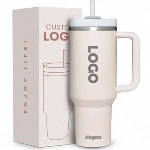 <b>Hot</b> Sale Special and Gorgeous Shape Double Wall Stainless Steel Cup 40oz Straw Tumbler With Customized Color logo - Product Image 1