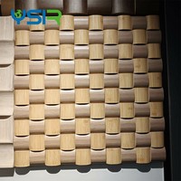 Panneaux acoustiques décoratifs en mosaïque de qualité supérieure, panneaux acoustiques en MDF absorbant le son, panneau mural acoustique