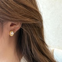 Boucles d'oreilles ovales en argent 925, style vintage, motif œuf de pigeon, zircon étincelant, rétro-élégantes, haut de gamme, accessoires d'oreille pour femme
