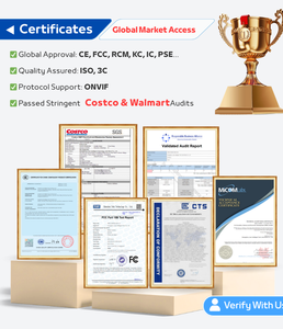 Cámara de Vigilancia WiFi Inteligente para Interiores, <span class=keywords><strong>Seguridad</strong></span> del Hogar, Cuidado del Bebé, Cámara IP PTZ Inalámbrica de 350 Grados, Sirena Integrada, Micrófono, CMOS - Product Image 4