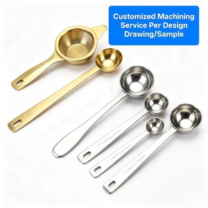 Metal Matcha <b>Spoon</b> Food Grade Stainless Steel Long Handle Tablespoon <b>Measuring</b> Coffee Scoop <b>Spoon</b> Matcha Tea Measure <b>Spoons</b> Set - Product Image 1