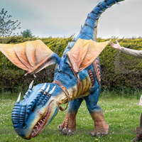 Costume de dragon réaliste anime pour homme