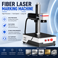Machine de gravure laser de précision pour bijoux, laser à fibre JPT MOPA, marquage laser 20W-100W, prend en charge les formats DXF/BMP/AI