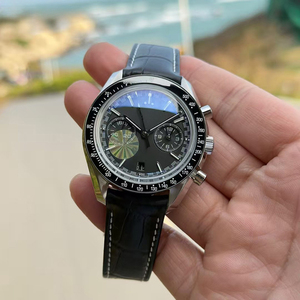 Best Seller High-end Mechanical Wristwatch Racing Sport Style Chronograph Tachymeter Waterproof Luminous Sapphire Glass 2026 - Product Image 1