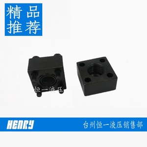 หน้าแปลนปั๊มเกียร์เฮนรี่ HGP2A 25 มม. เหล็กหล่อเคลือบสี - Product Image 1
