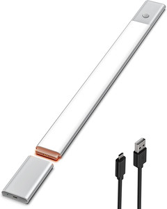 <span class=keywords><strong>Luz</strong></span> Nocturna LED Ultrafina para Interiores, con <span class=keywords><strong>Sensor</strong></span> de Movimiento de 3m, para Armarios de Cocina, de Aluminio, para Apartamentos - Product Image 1