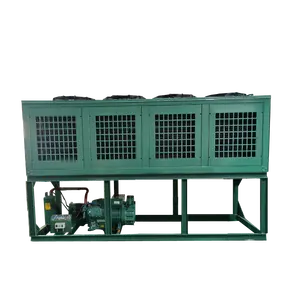Fabricación de fábrica Parte superior de la unidad de condensación de descarga Equipo de refrigeración tipo V Unidad de condensación de compresor semihermético