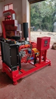 Ensemble de pompes à incendie à corps horizontal pour système de protection incendie des bâtiments