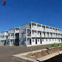 Maison préfabriquée en conteneur à assemblage rapide, maison modulaire prête à l'emploi pour une habitation temporaire instantanée