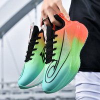 Nouvelles baskets de sport respirantes pour hommes, légères, avec plaque en carbone, pour la course à pied, souples et confortables, pour étudiants et adolescents