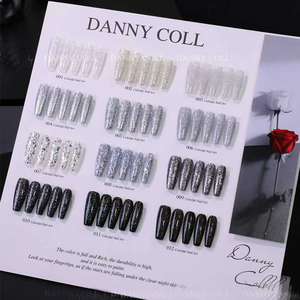 Wholesale 12 Colors UV LED Soak Off Gel Nail Polish Set <b>Sequin</b> Black Long Lasting TPO Free Nail Gel - Product Image 5