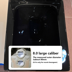 Hiện Đại Tiêu Chuẩn Châu Âu Một Mảnh Gốm <span class=keywords><strong>WC</strong></span> Phòng Tắm Nhà Vệ Sinh Chất Lượng Cao Ngọc Trai Màu Đen Và Màu Xanh Lá Cây Màu Dual-Flush Chứng Nhận - Product Image 3