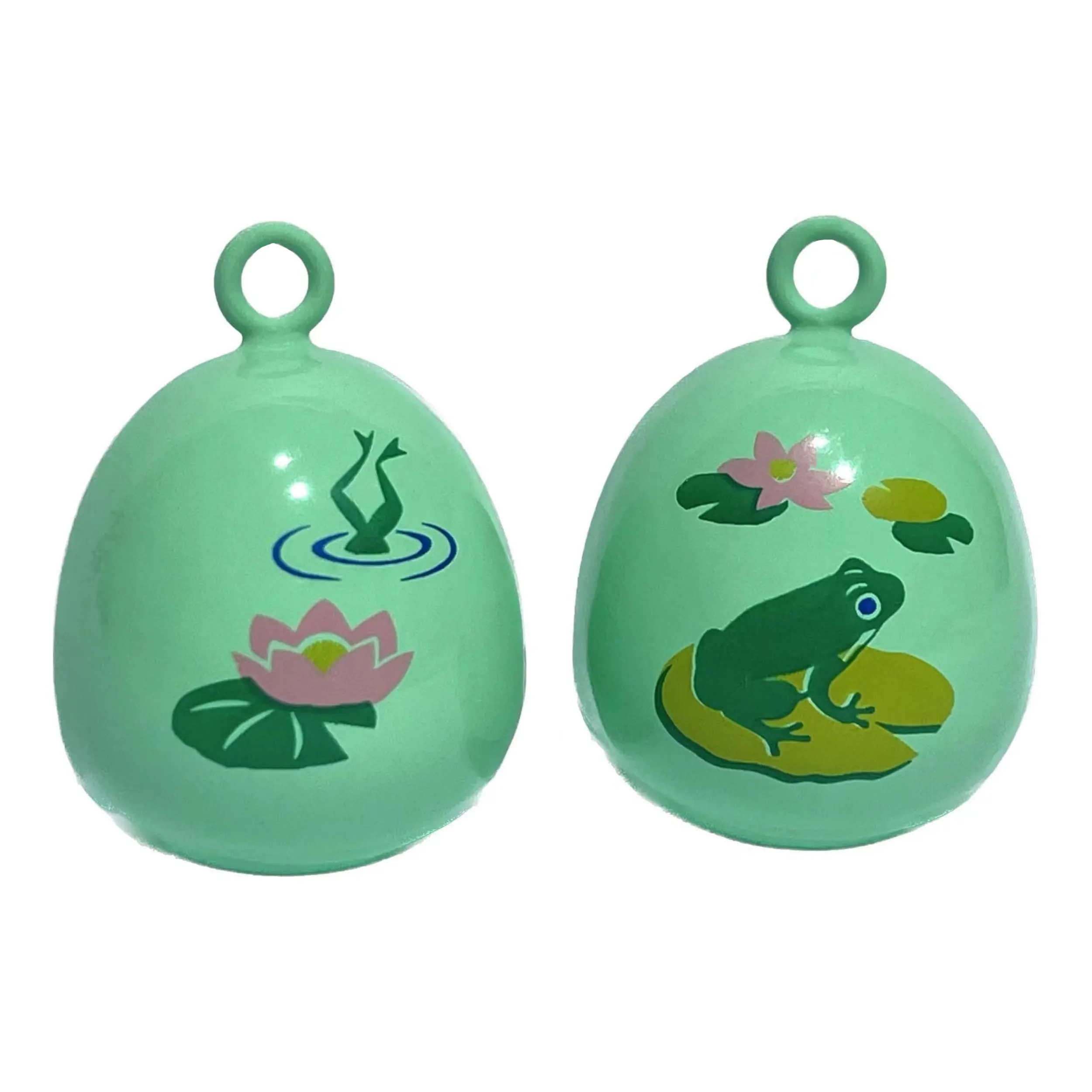 New hot selling high quality cute cartoon accessories brass paint small bell cartoon bell